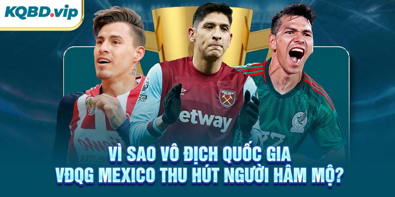 Vì sao VĐQG Mexico thu hút người hâm mộ?